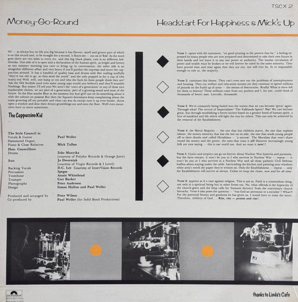 The Style Council – Money-Go-Round 12" vinyl record, image 2 of 4