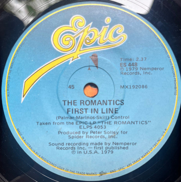The Romantics – What I Like About You 7" vinyl record, image 2 of 2