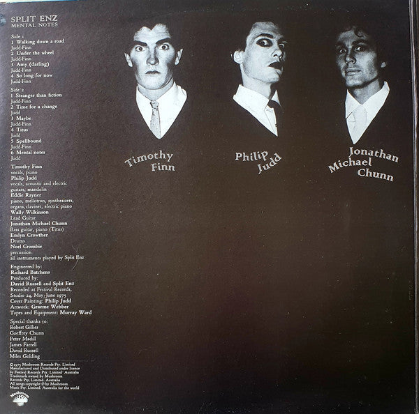 Split Enz – Mental Notes LP vinyl record, image 4 of 10