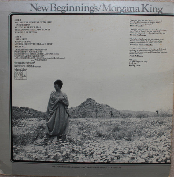 Morgana King – New Beginnings LP vinyl record, image 2 of 6