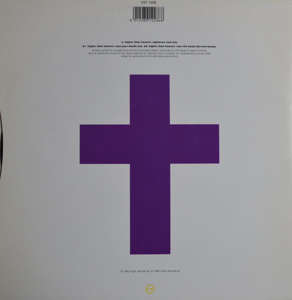 Age Of Chance – Higher Than Heaven 12" vinyl record, image 2 of 4