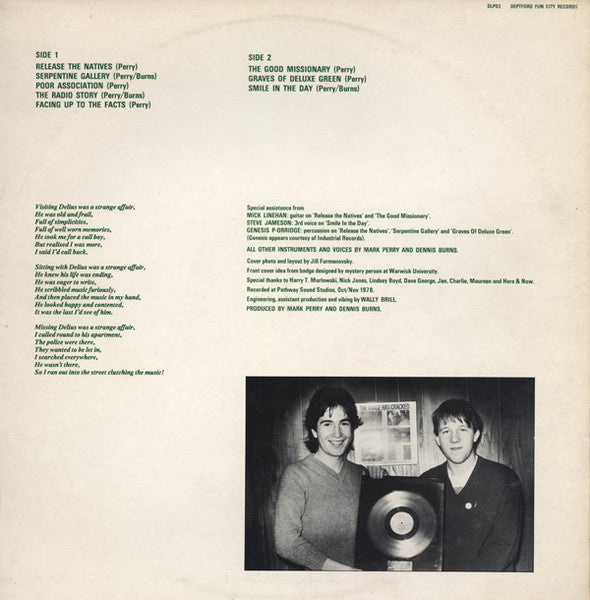 Alternative TV – Vibing Up The Senile Man (Part One) LP vinyl record, image 2 of 4