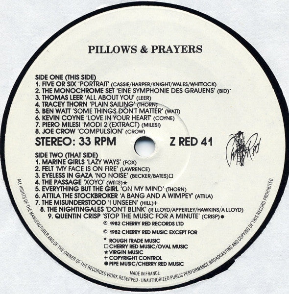Various – Pillows & Prayers LP vinyl record, image 3 of 6