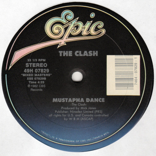 The Clash – Rock The Casbah 12" vinyl record, image 4 of 4