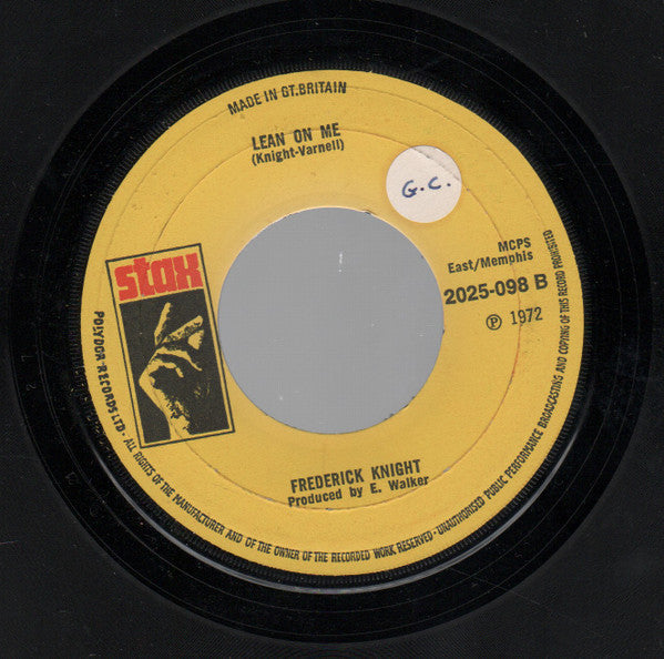 Frederick Knight – I've Been Lonely For So Long 7" vinyl record, image 2 of 4