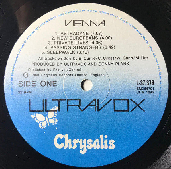 Ultravox – Vienna LP vinyl record, image 3 of 7