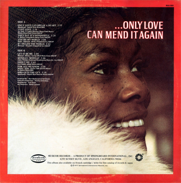 Dionne Warwick – Only Love Can Break A Heart LP vinyl record, image 2 of 4