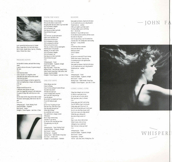 John Farnham – Whispering Jack LP vinyl record, image 2 of 6