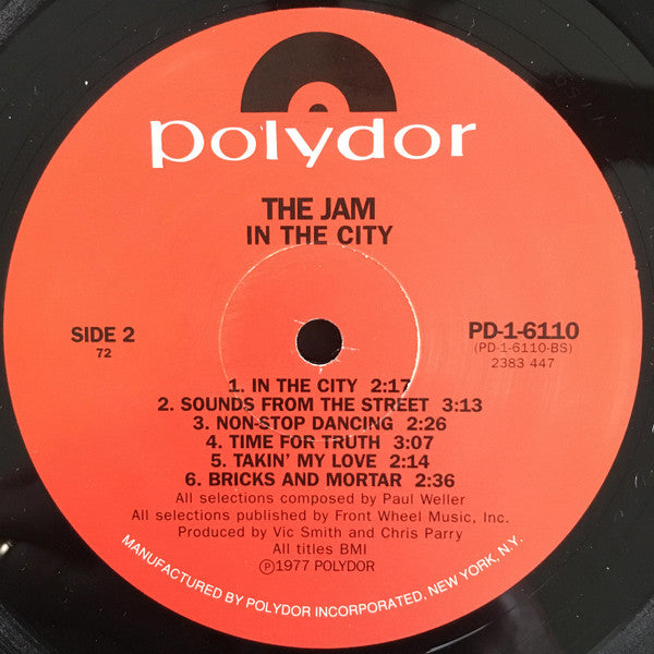 The Jam – In The City LP vinyl record, image 4 of 5