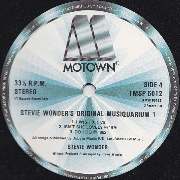 Stevie Wonder – Stevie Wonder's Original Musiquarium I (2xLP) LP vinyl record, image 8 of 8