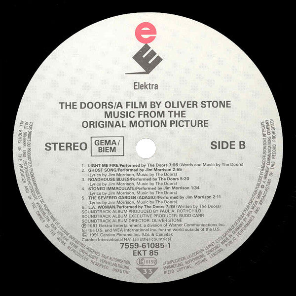 The Doors – The Doors (Music From The Original Motion Picture) LP vinyl record, image 4 of 4