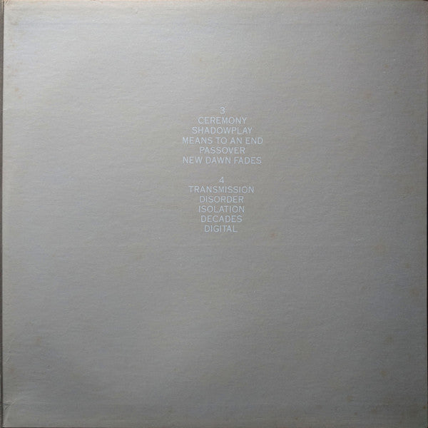 Joy Division – Still (2xLP) LP vinyl record, image 3 of 10
