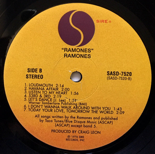 Ramones – Ramones LP vinyl record, image 4 of 6