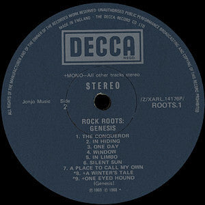 Genesis – Rock Roots LP vinyl record, image 4 of 7