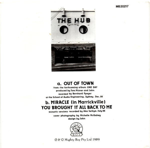 John Kennedy – Out Of Town 7" vinyl record, image 2 of 4
