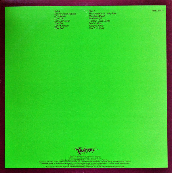Split Enz – Enz Of An Era LP vinyl record, image 2 of 7
