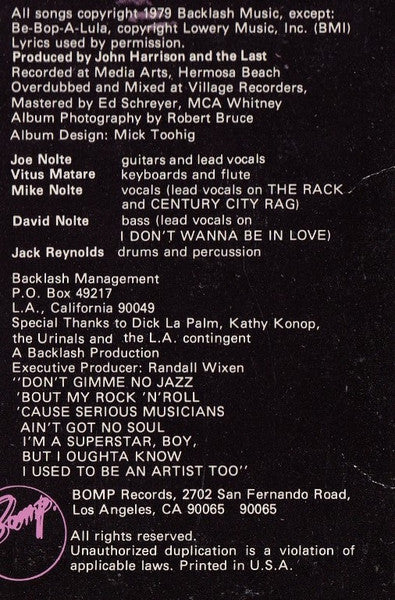 The Last – L.A. Explosion ! LP vinyl record, image 5 of 5
