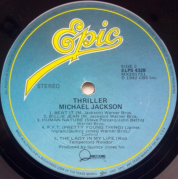 Michael Jackson – Thriller LP vinyl record, image 5 of 7