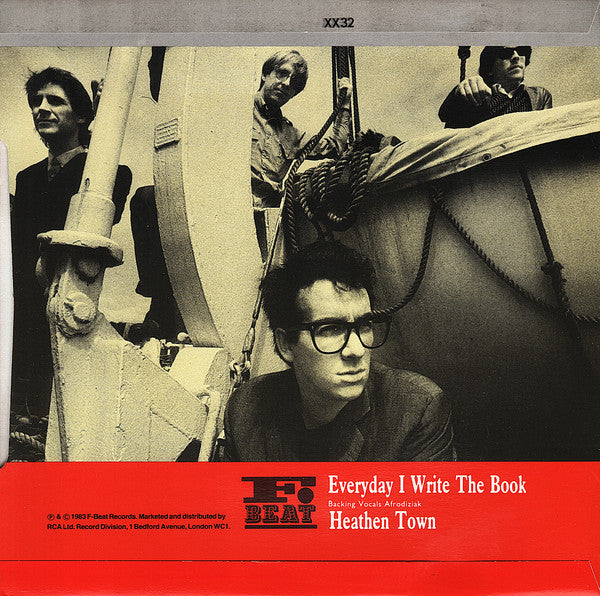 Elvis Costello & The Attractions – Everyday I Write The Book 7" vinyl record, image 2 of 4