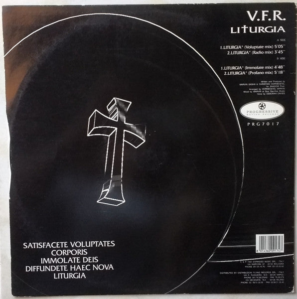 V.F.R. – Liturgia 12" vinyl record, image 4 of 4