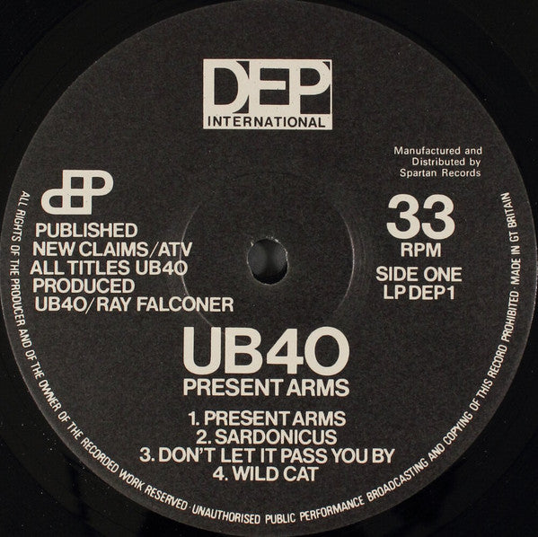 UB40 – Present Arms LP vinyl record, image 3 of 9
