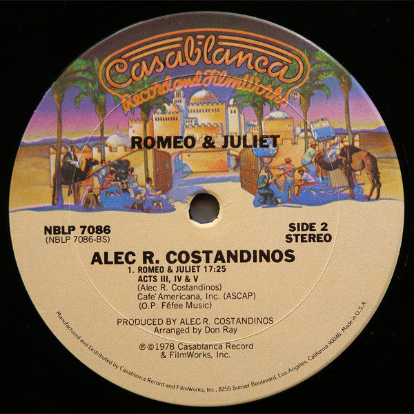 Alec R. Costandinos, The Syncophonic Orchestra – Romeo & Juliet LP vinyl record, image 4 of 6
