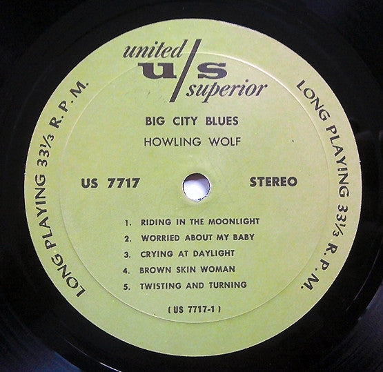 Howlin' Wolf – Big City Blues LP vinyl record, image 3 of 4