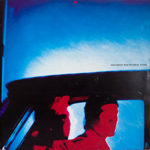 U2 – Even Better Than The Real Thing 12" vinyl record, image 1 of 8