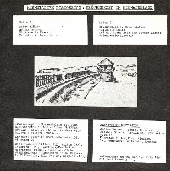 Permutative Distorsion – Brückenkopf Im Niemandsland 7" vinyl record, image 2 of 4