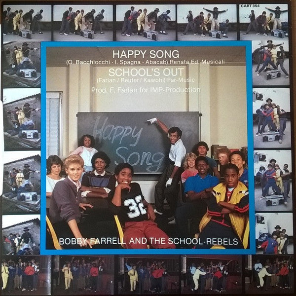 Boney M., Bobby Farrell, The School Rebels – Happy Song 12" vinyl record, image 2 of 4
