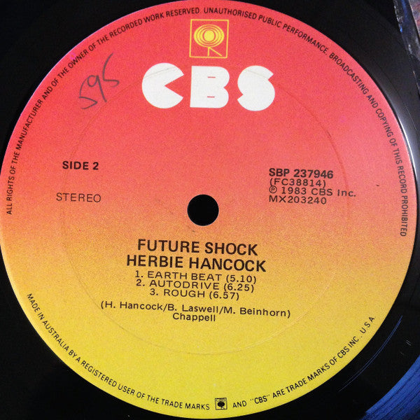 Herbie Hancock – Future Shock LP vinyl record, image 4 of 6