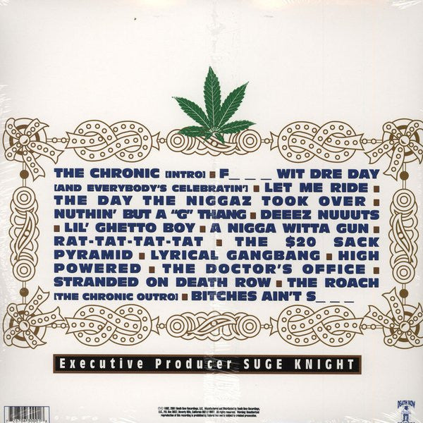 Dr. Dre – The Chronic (2xLP) LP vinyl record, image 2 of 10