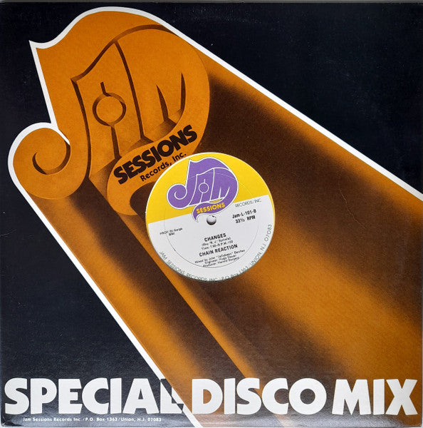 Chain Reaction – Sweet Lady (Dance With Me) 12" vinyl record, image 2 of 2
