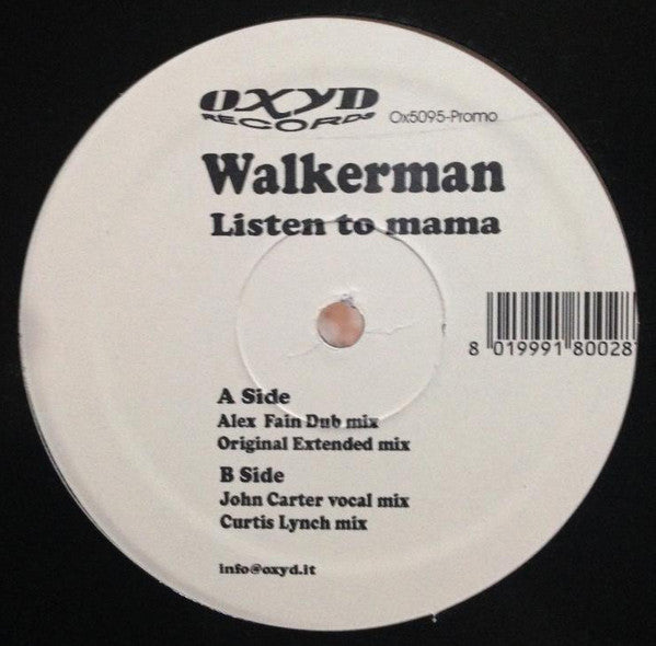 Walkerman – Listen To Mama 12" vinyl record