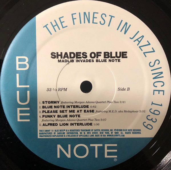 Madlib – Shades Of Blue (2xLP) LP vinyl record, image 4 of 6