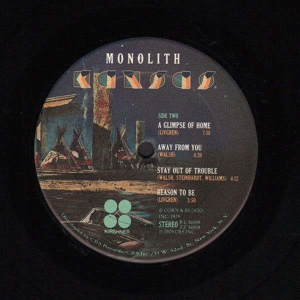 Kansas – Monolith LP vinyl record, image 6 of 9