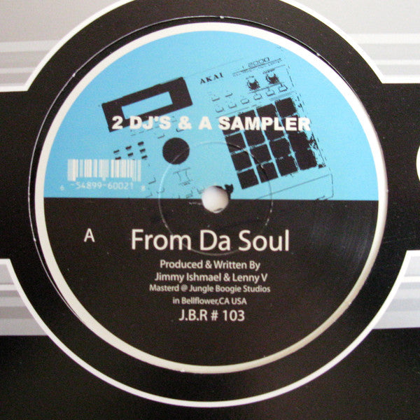 2 DJs & A Sampler – From Da Soul 12" vinyl record, image 1 of 2