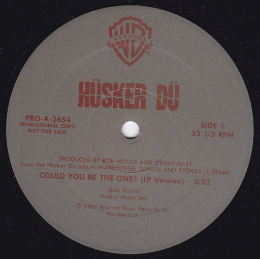 Hüsker Dü – Could You Be The One? (LP Version) 12" vinyl record, image 1 of 2