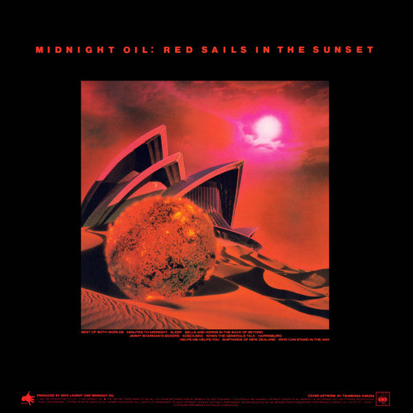 Midnight Oil – Red Sails In The Sunset LP vinyl record, image 2 of 6