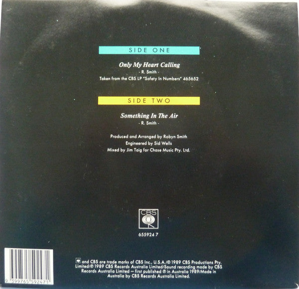 Margaret Urlich – Only My Heart Calling 7" vinyl record, image 2 of 4