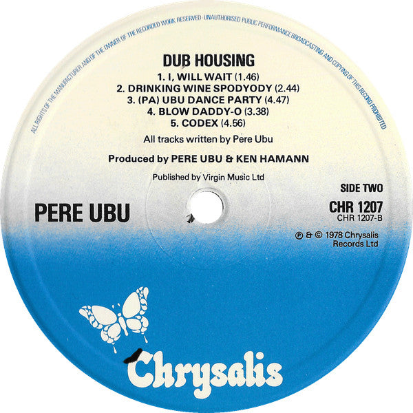 Pere Ubu – Dub Housing LP vinyl record, image 4 of 4