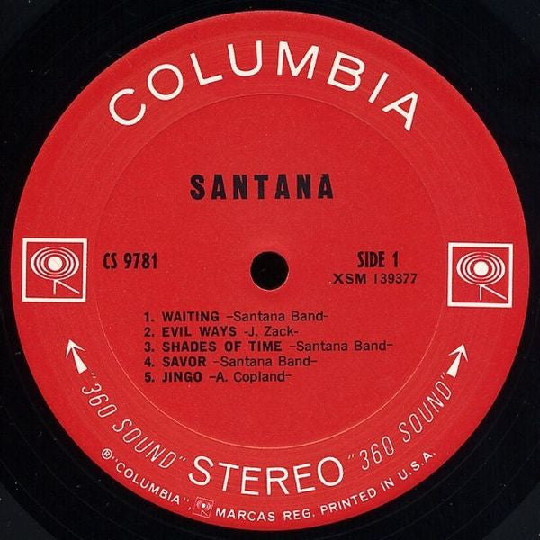 Santana – Santana LP vinyl record, image 4 of 5