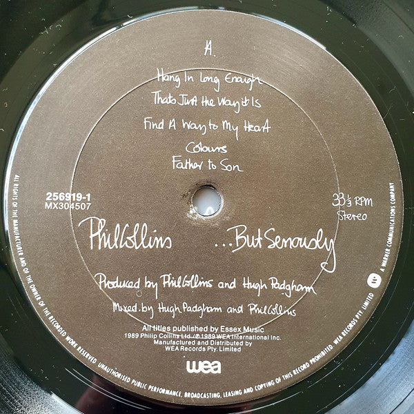 Phil Collins – ...But Seriously LP vinyl record, image 3 of 6