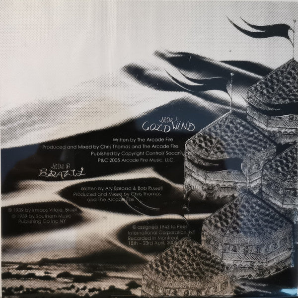 Arcade Fire – Cold Wind / Brazil 7" vinyl record, image 4 of 6