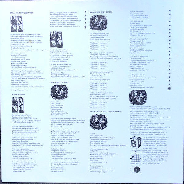Billy Bragg – Back To Basics (2xLP) LP vinyl record, image 4 of 10