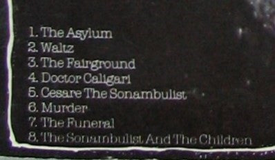 Bill Nelson – Das Kabinett ('The Cabinet Of Doctor Caligari') LP vinyl record, image 2 of 3