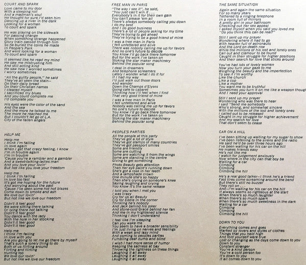 Joni Mitchell – Court And Spark LP vinyl record, image 9 of 9