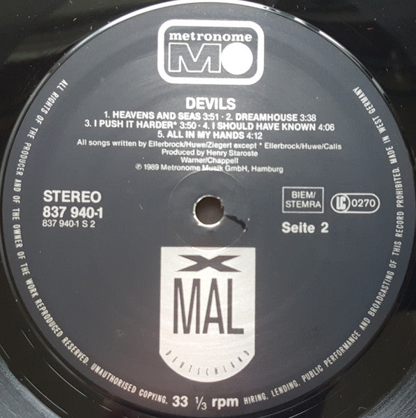 X Mal Deutschland – Devils LP vinyl record, image 6 of 10