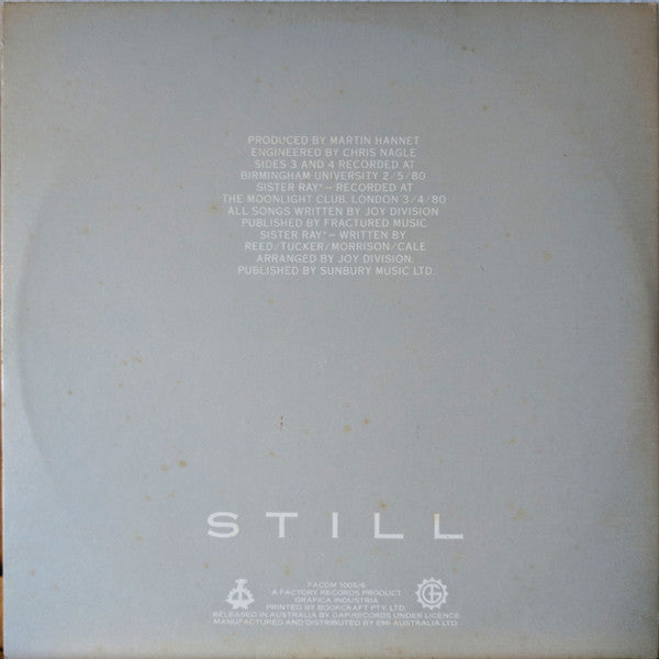 Joy Division – Still (2xLP) LP vinyl record, image 2 of 10