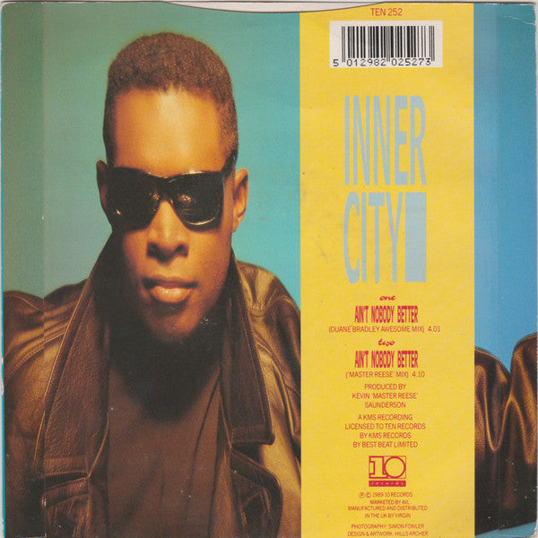 Inner City – Ain't Nobody Better 7" vinyl record, image 2 of 4